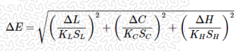 CIE ΔE* (Color Difference) Equations | Techkon