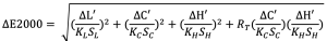 dECMC equation from http://www.brucelindbloom.com/index.html?ColorDifferenceCalc.html