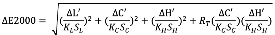 Delta E: Demystifying the CIE ΔE 2000 Formula | Techkon