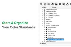 Store and organize your color standards with ChromaQA cloud-based color management software.